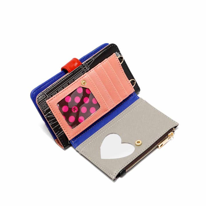 Nicole Lee USA - Venta al por mayor Cartera - Mujer - FUNDA DE TELÉFONO BIFOLD BANDOLERA8