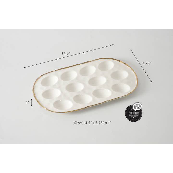 Pampa Bay - Wholesale Egg Cup/Holder - Oval Deviled Egg Tray1