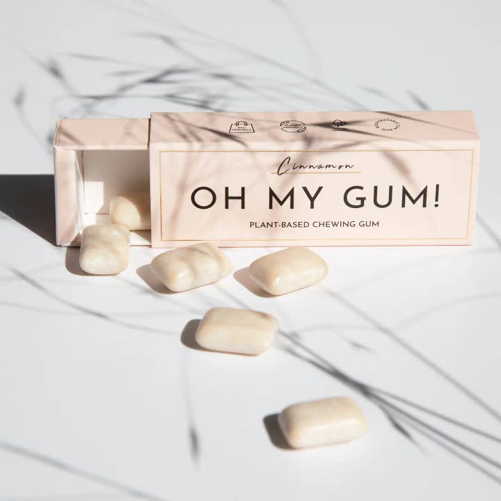 Cinnamon Chewing Gum - Plastic-free | Sugar-free | Plant-bas for wholesale by OH MY GUM! UK