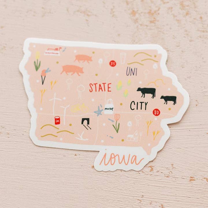 Doe A Deer - Wholesale Sticker - Iowa Sticker0