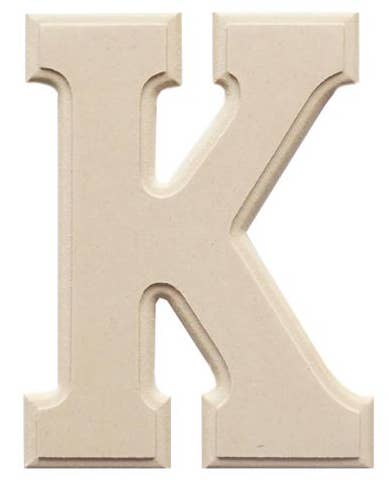 Angels Craft – wholesale Craft supplies – Wood Letters MDF 6-inch with Routed Edge, 1-ct12