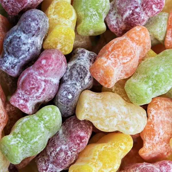 Clickin It Candy - Wholesale Gummy - Groovy Sweets Pick N Mix 1KG Grab Bag - Dusted Jelly Babies