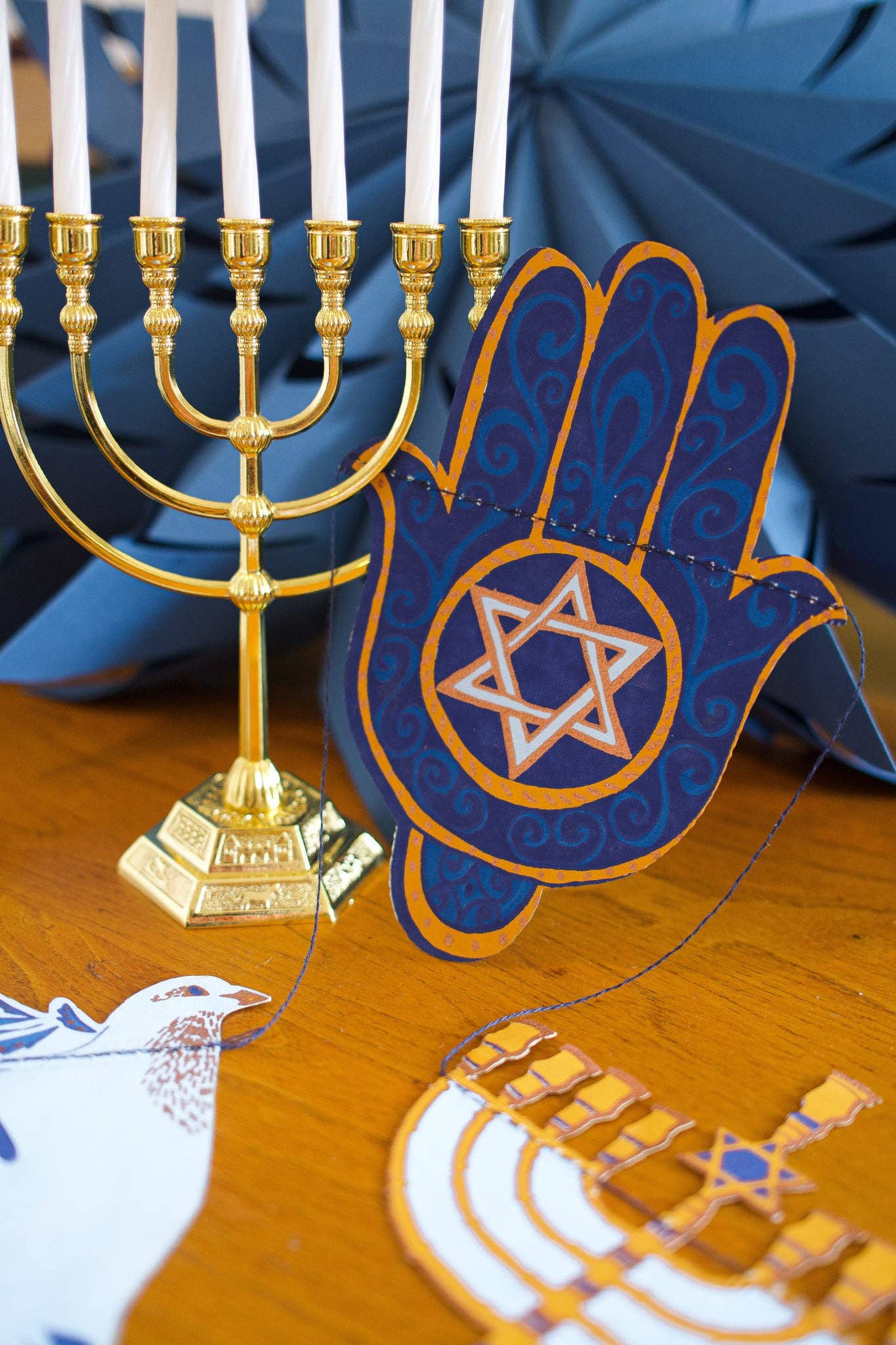 East End Press – Großhandel Wimpel/Girlande – Genähte Chanukka-Girlande7