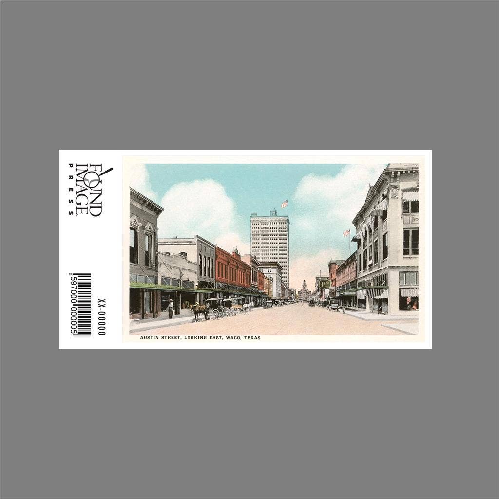 Found Image Press - Wholesale Sticker - Sticker TX-599 Austin Street, Waco, Texas1