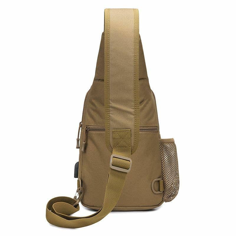 Diacly - Wholesale Crossbody Bag - Unisex - Tactical Multipurpose Military Pattern Sling Bag Bottle Holder USB Charger2