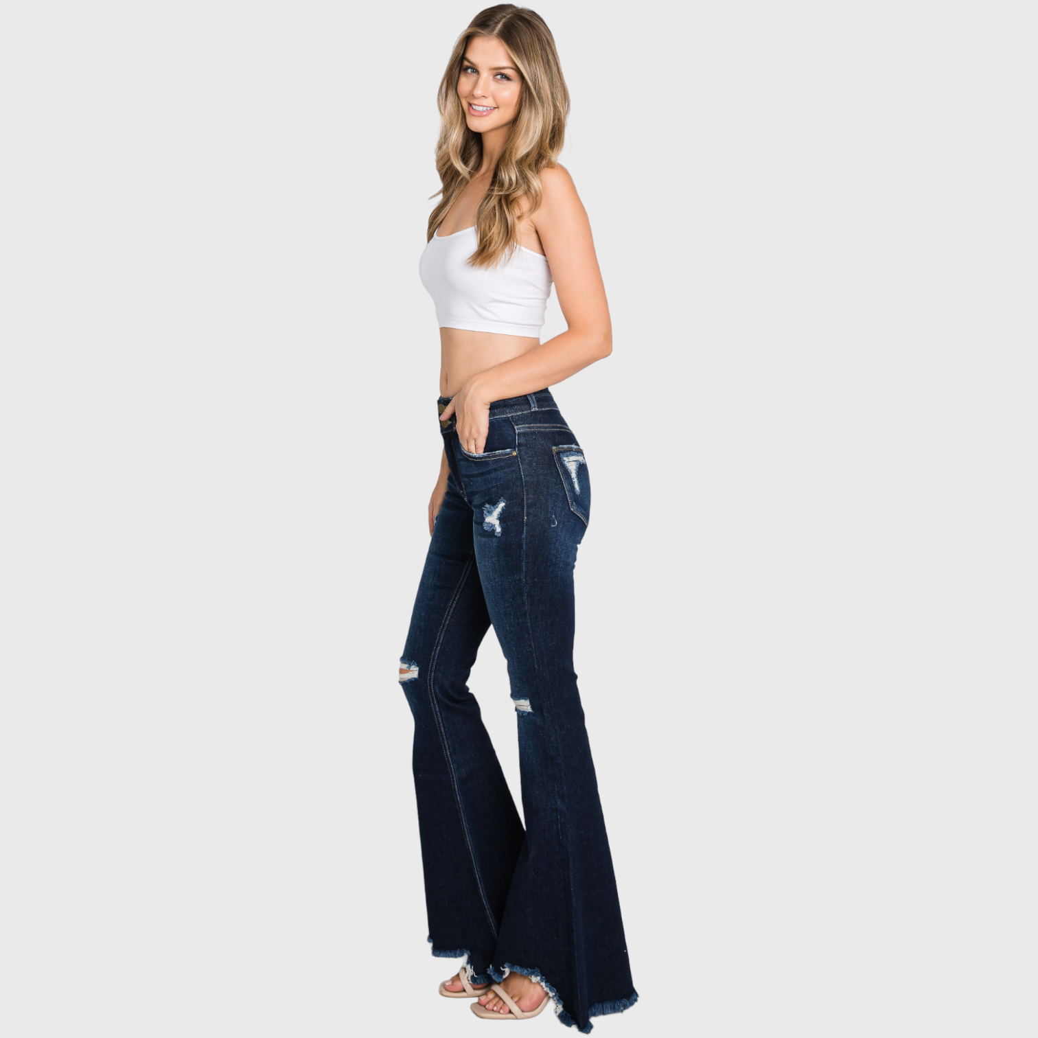 Petra153 - Wholesale Jeans - Women's - P301F-DK (OPEN PACK)8
