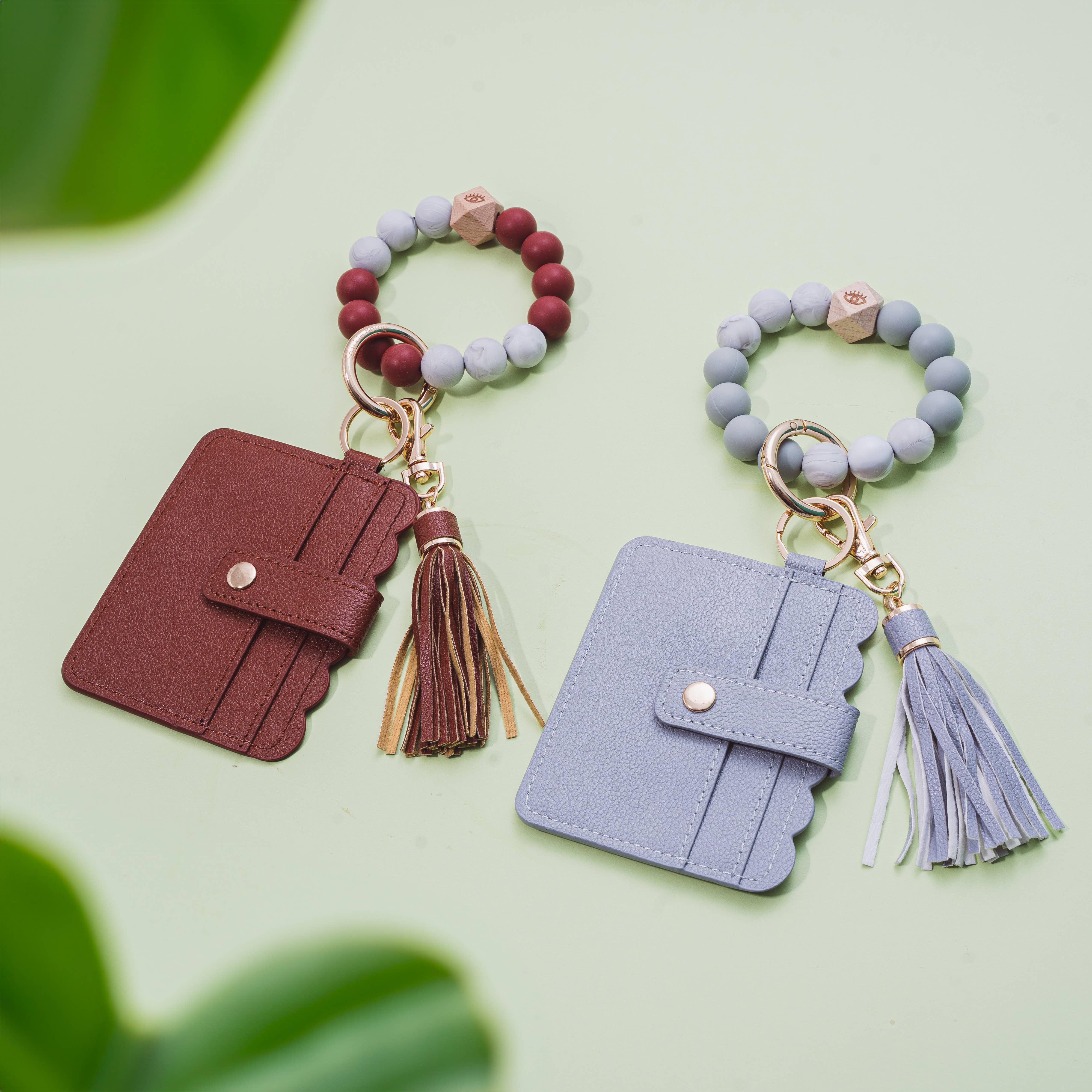 Sparkle Being – Engroshandel Armbånd – Silikone-Armbånd med Tegnebog og Nøglering - Sødt Kortetui11