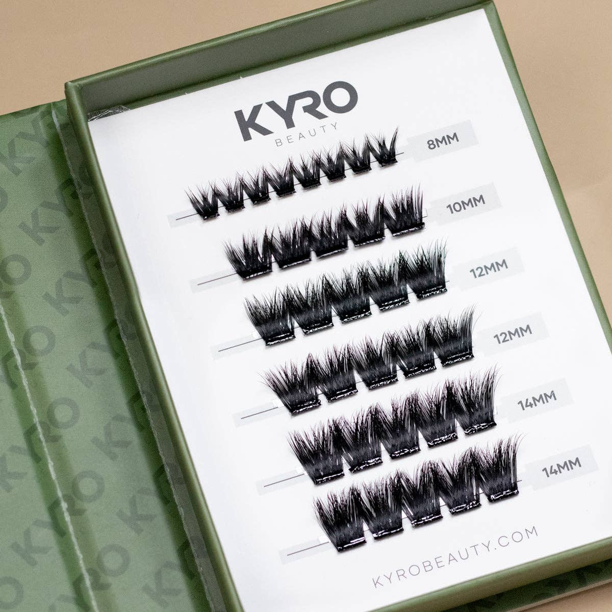 KYRO Beauty - Wholesale False/Fake Eyelashes - Pre-Glued Whispy Extreme - Press-On Lashes8