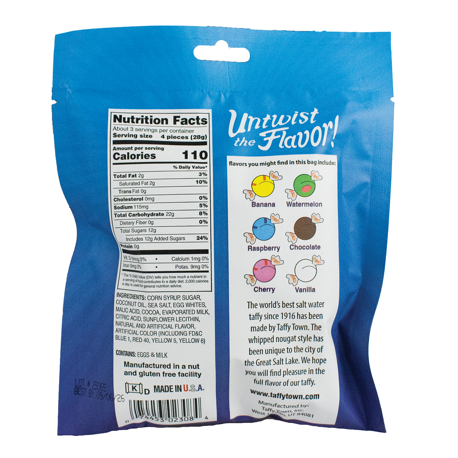 Taffy Town - Wholesale Taffy - Salt Water Taffy (3.5 oz.)3