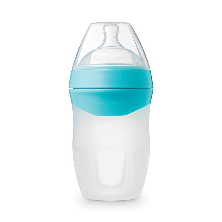 Tiny Twinkle - Silicone Baby Bottle - Mint (MSKU:BB-MN-6 ; BB-MN-8) for wholesale by Tiny Twinkle
