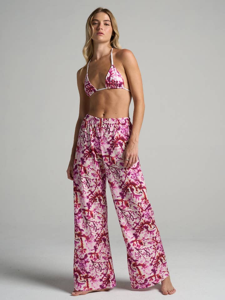 Slim Flared Pants Algae for wholesale by SIGAL