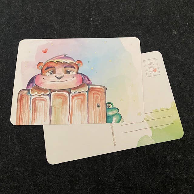 Tarjeta postal «Así de fácil» para venta al por mayor de TiTaTier®