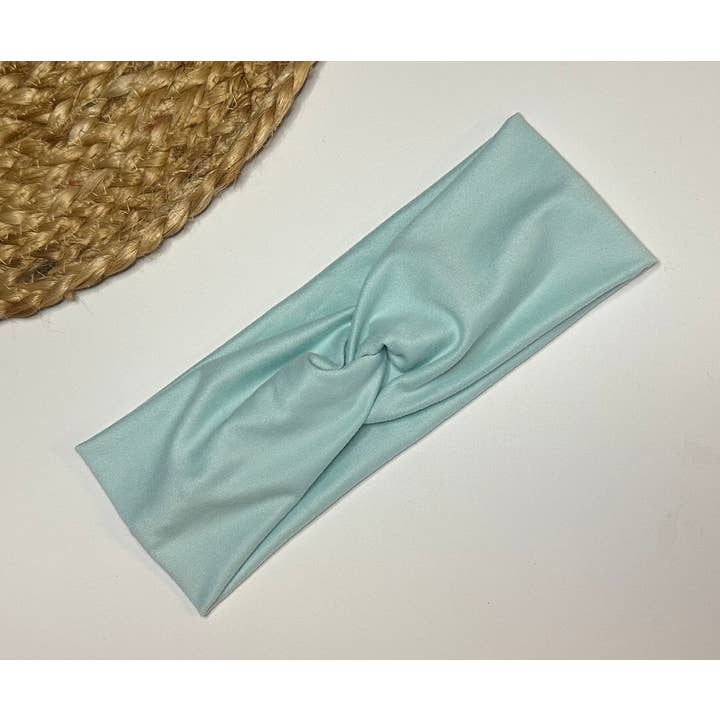 Ocean Blue Adult Headband for wholesale by Kaardal Kraft