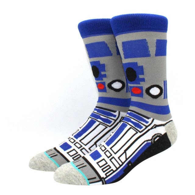 Shady Front - Wholesale Socks - Unisex - Star Wars "R2-D2" Inspired Socks