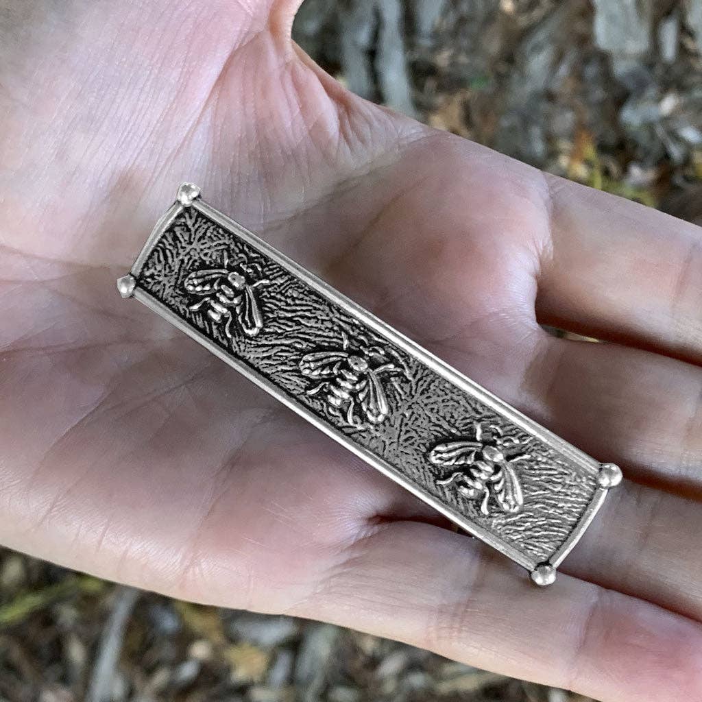 Oberon Design - Wholesale Hair Clip - Women's - Hair Clip, Barrette, Honey Bee, 2 Sizes4