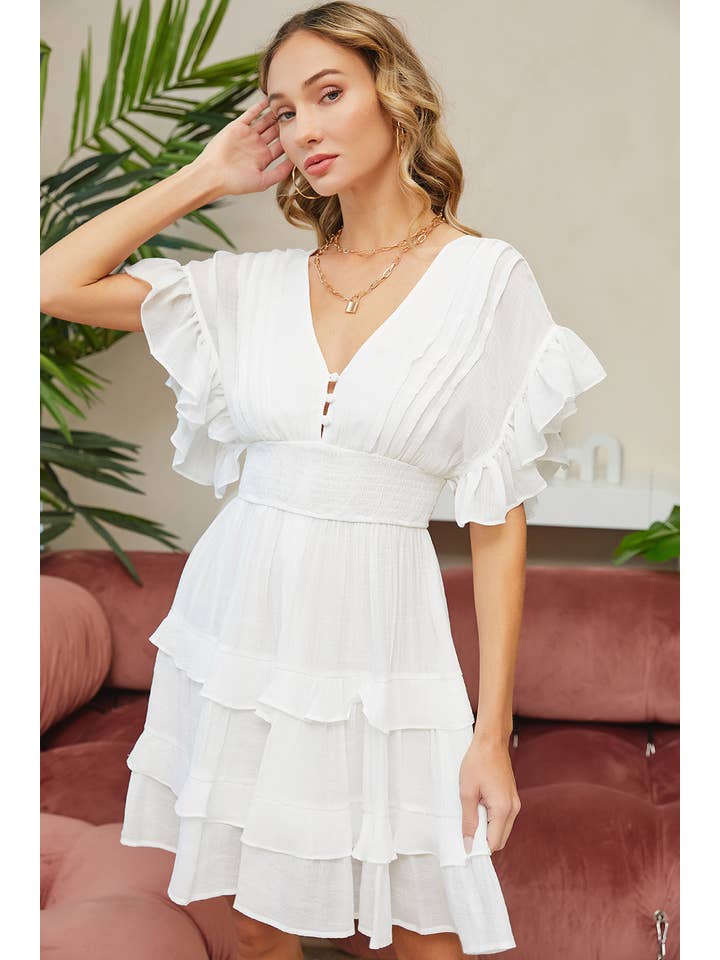 Sweet Lovely by Jen - Wholesale Dress – Women's - RUFFLE TIERED DRESS16