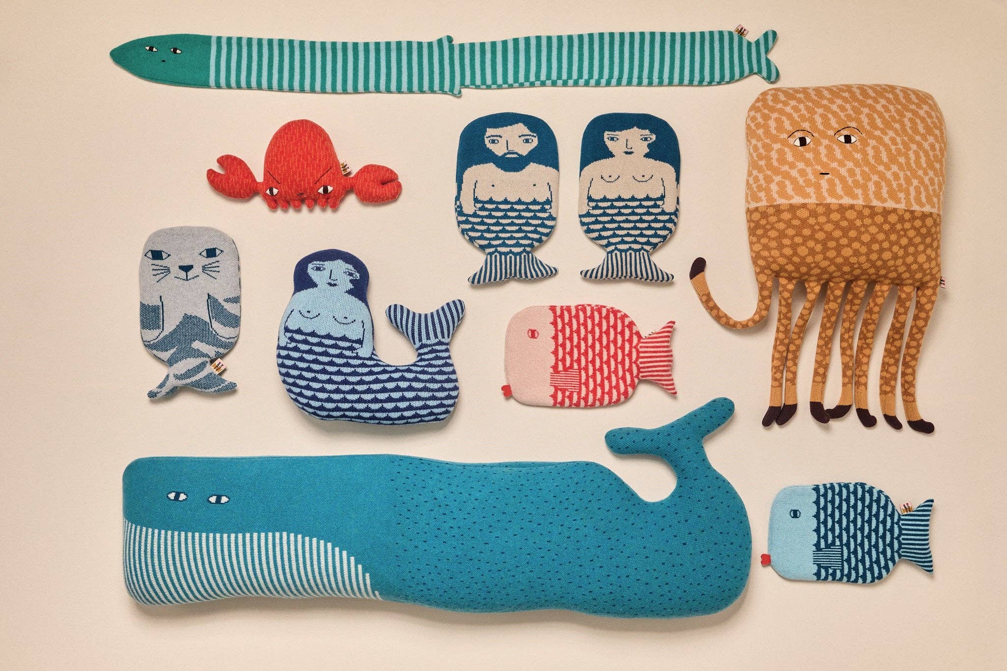 Donna Wilson - Wholesale Hot/Cold Compress - Finn Hot Water Bottle - Blue2