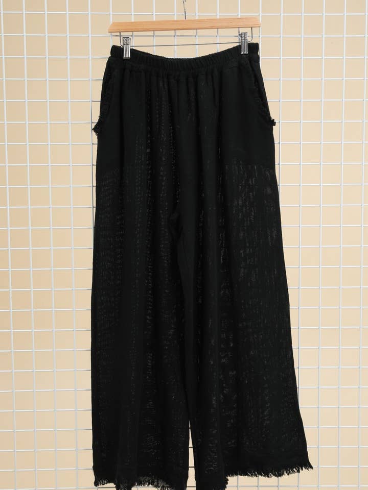 Lea & Luc - Grandes Tailles - Wholesale Pants - Women's - Plus size linen trouser SKU 999818