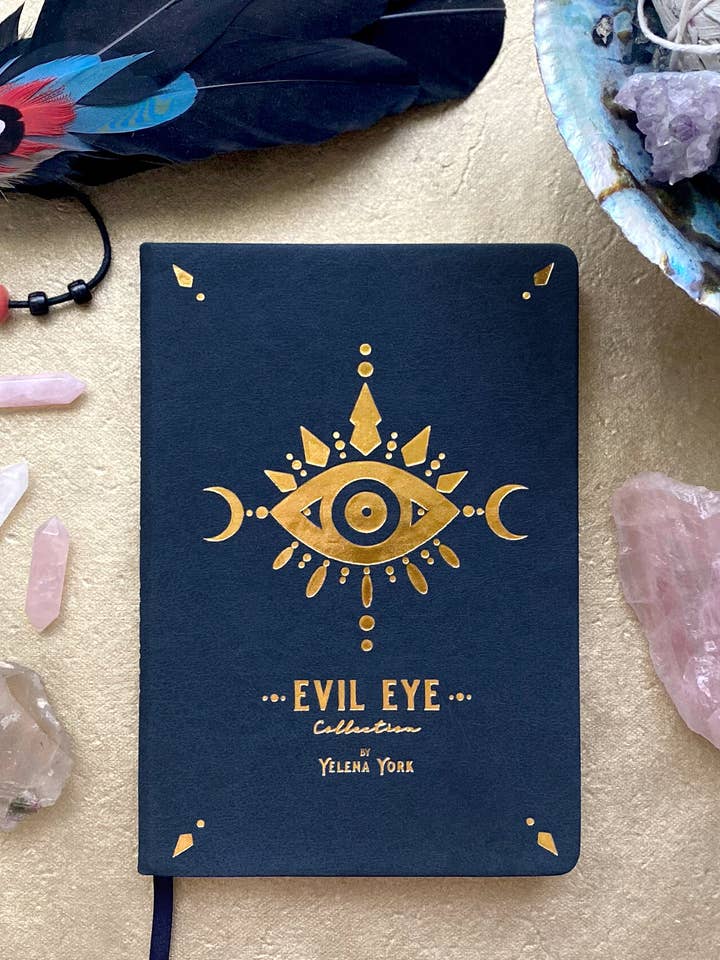 Caderno de couro vegano EYE Collection Journal por atacado de Yelena York