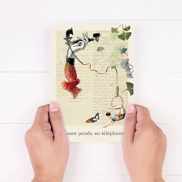 Poster «Ancora appeso al telefono» - A6 per la vendita all'ingrosso da parte di sidonie blondel