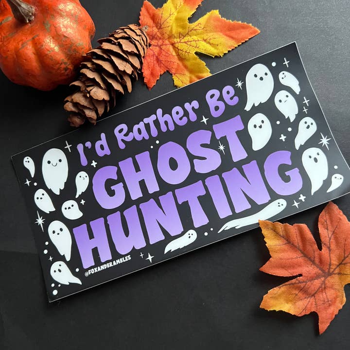 Fox and Brambles - Wholesale Sticker - Ghost Hunting Bumper Sticker
