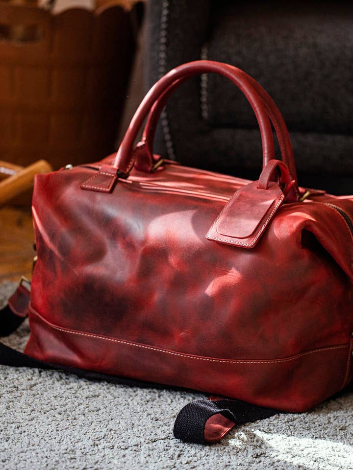 Lone Deer lederen bagagelabel voor wholesale door Lone Deer Leather