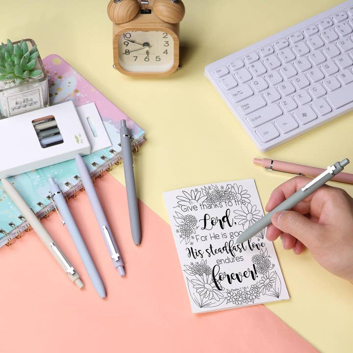 Mr. Pen - Wholesale Pen - Mr. Pen- Retractable Gel Pens for Journaling, 6 Pack, 0.55