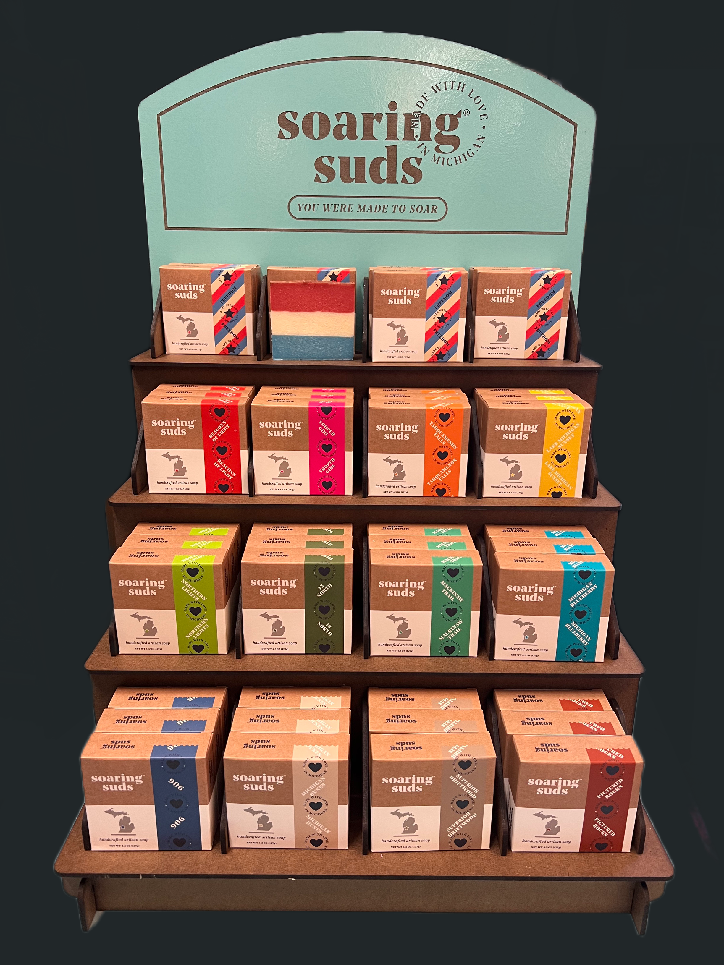 Soaring Suds Soap Co., LLC – sabonete sólido por atacado – Sabonete Artesanal Tahquamenon Falls MI2