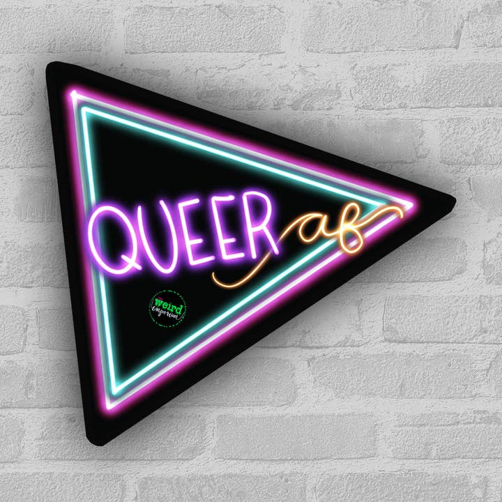Adesivo Queer AF da 7,6 cm per la vendita all'ingrosso da parte di the weird emporium