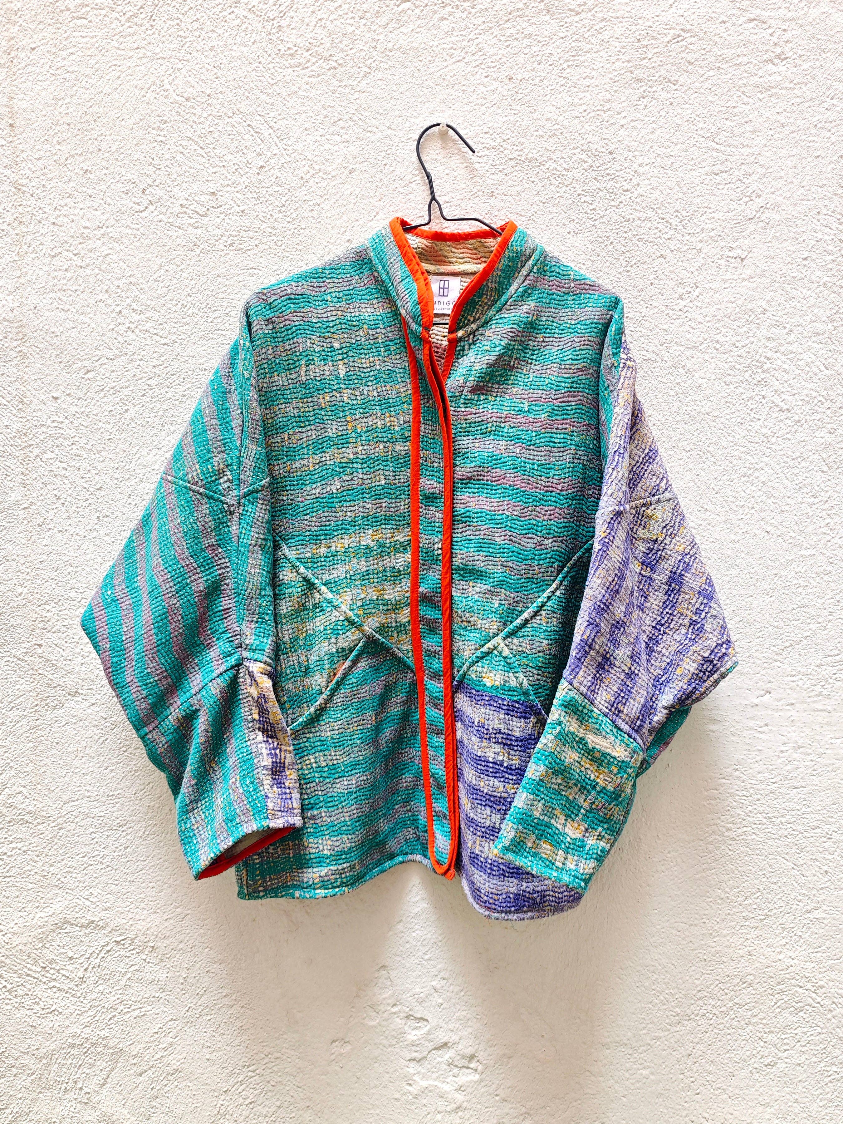 Indigo Collection - Wholesale Jacket - Women's - VINTAGE KANTHA JACKETS25