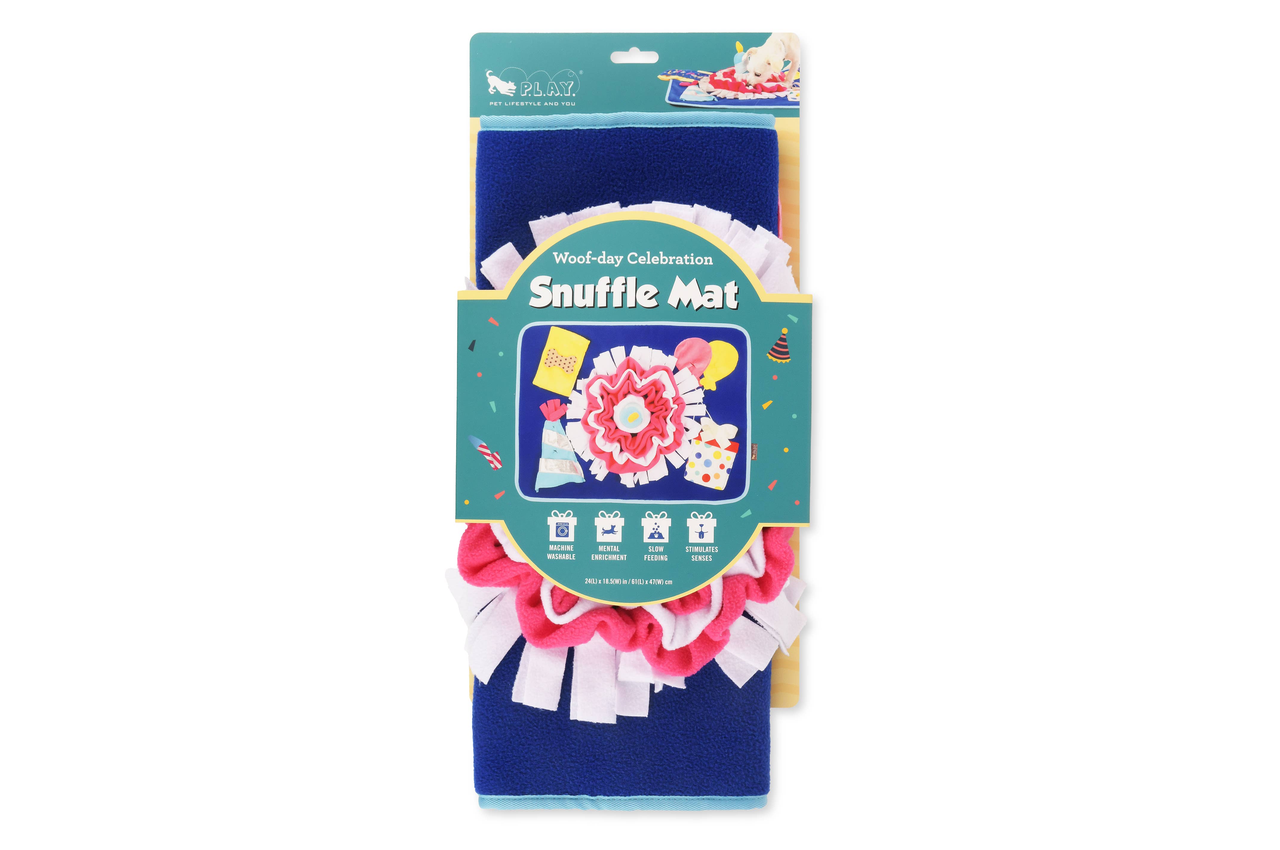 P.L.A.Y. Pet Lifestyle and You - Wholesale Pet Mat - Dog - Snuffle Mat - Woof-day Celebration4