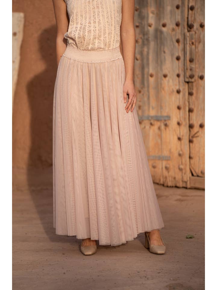 CHOKLATE PARIS - Wholesale Skirt - Women's - Maria tulle maxi length skirt - CK083655