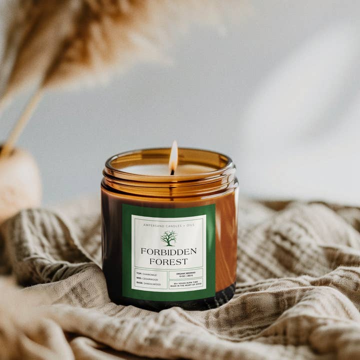 Ampersand Perfumery - Wholesale Jar/Filled Candle - Forbidden Forest Candle (10oz) - Harry Potter Collection
