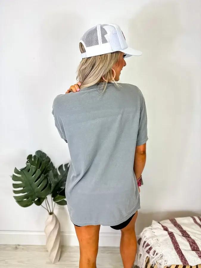 birdie – Großhandel Tunika – Damen – Def Tired Cheetah T-Shirt mit Grafik, Grau1