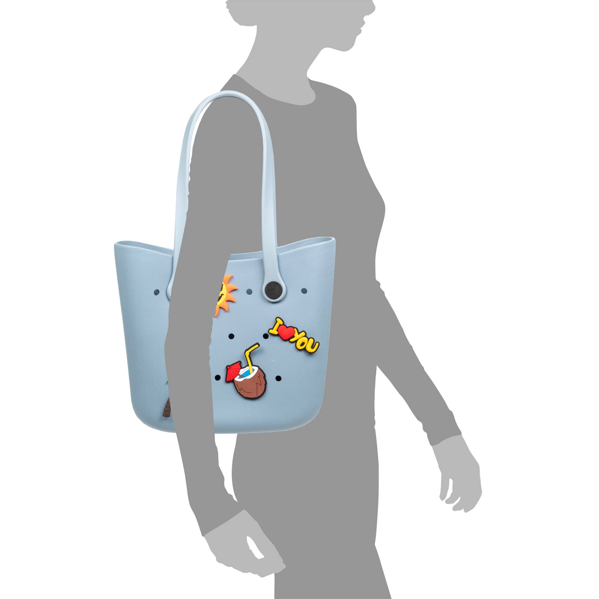 FIRENZE ARTEGIANI - Wholesale Beach Bag - VillaPoma Shopper beach bag, made of EVA rubber and charms19