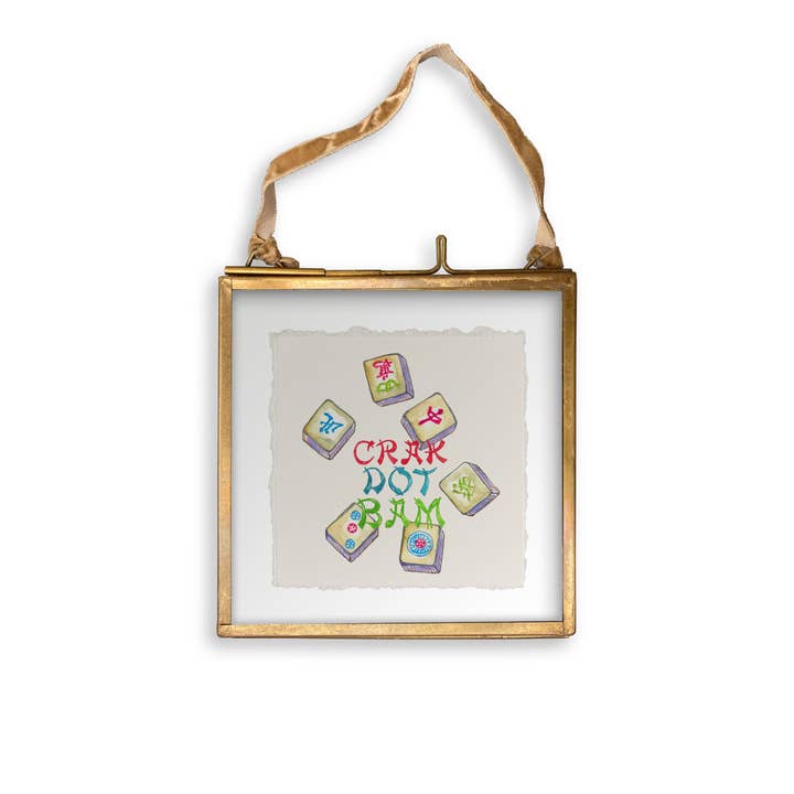 French Graffiti - Vente Torchons - Tuiles de Mahjong colorées12