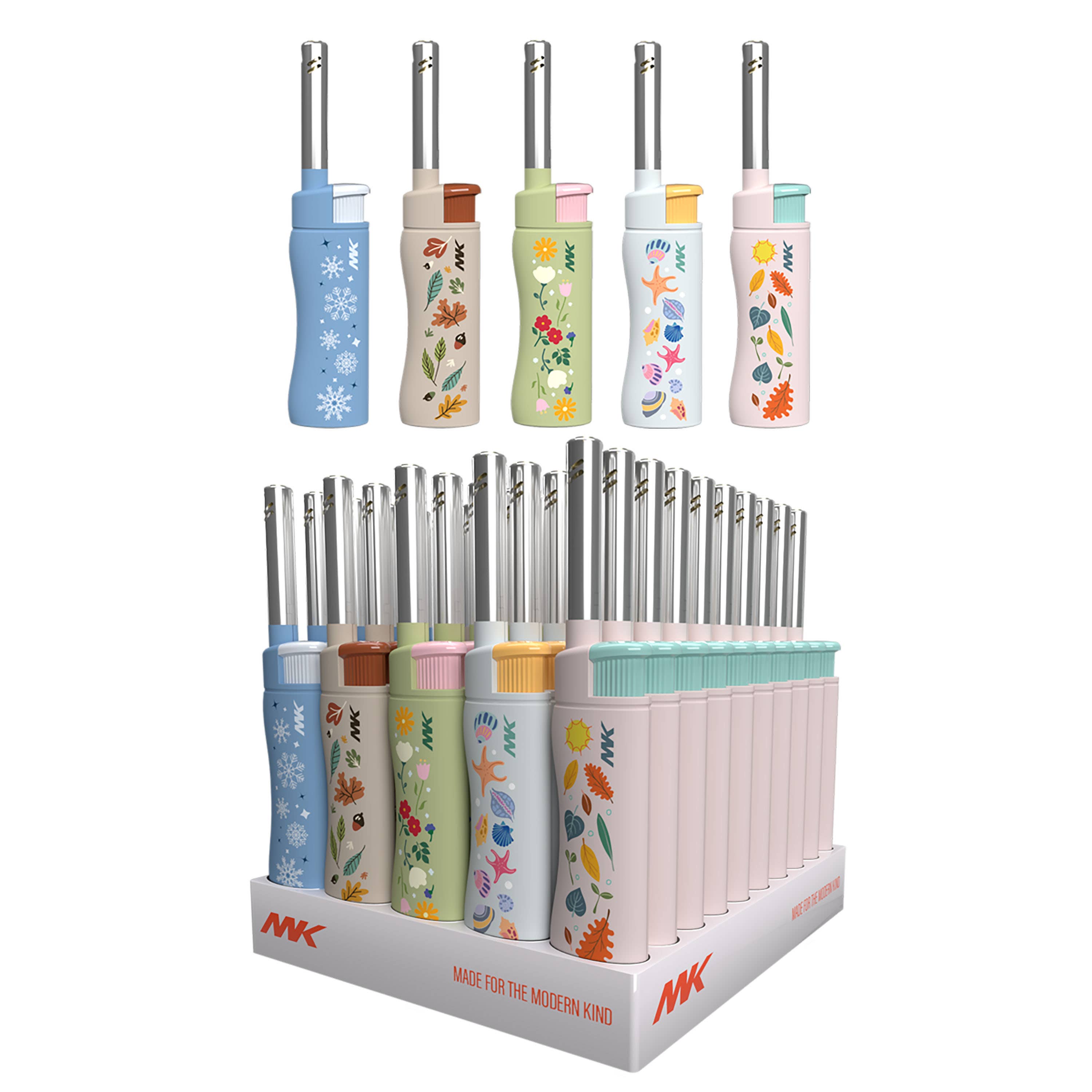 MK Lighter Company - Wholesale Lighter - MK Lighter Range Series, Seasons Set, Windproof Flame 50PC1