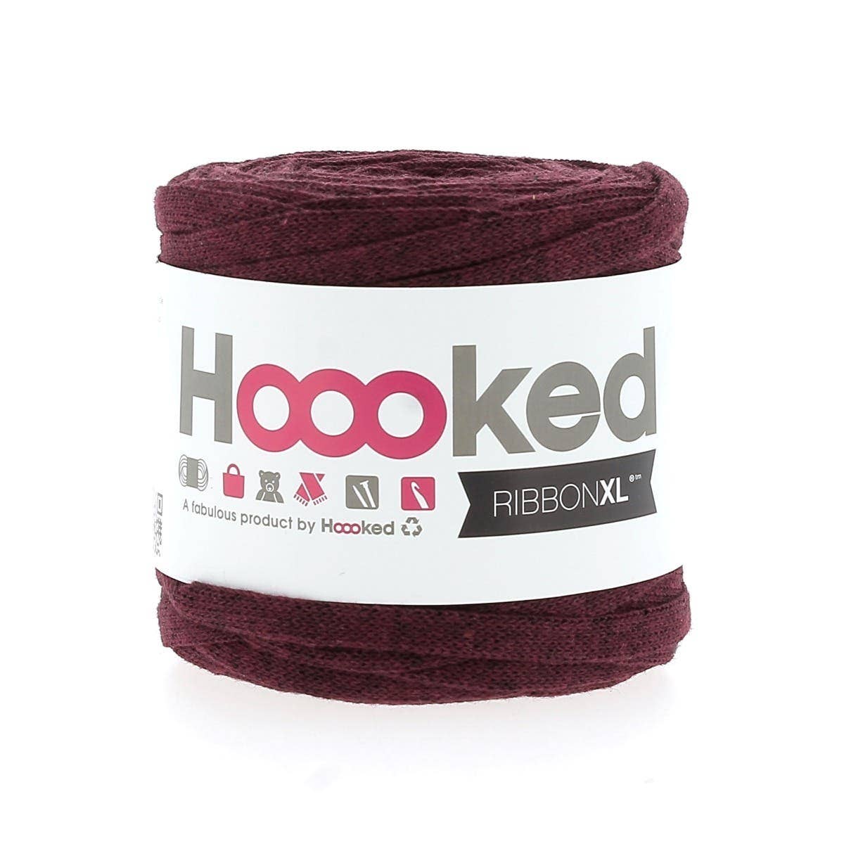 Hoooked Yarns - Vendita all'ingrosso Lana - Filo di tessuto riciclato Ribbon XL 125 g61