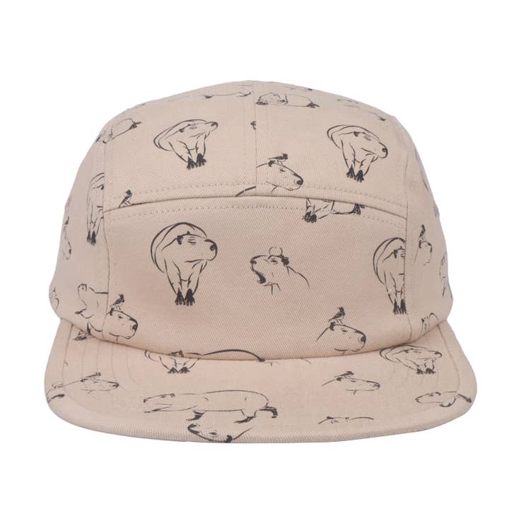 HatPhile Capybara Cotton 5-Panel Hat – Casual Comfort and Distinctive Design for wholesale by HATPHILE