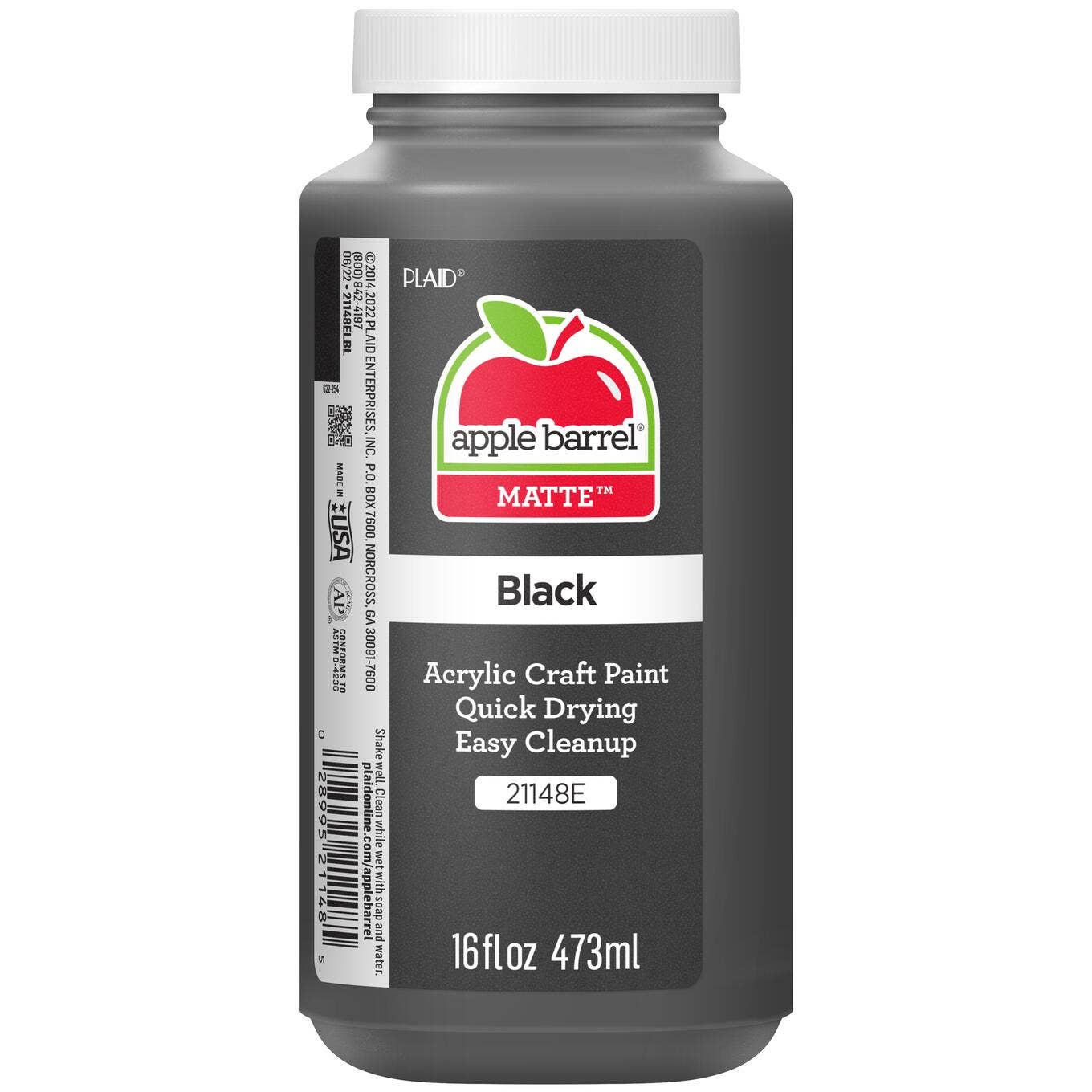Plaid Crafts - Wholesale Acrylic Paint - Apple Barrel ®  Matte Acrylic Paint - 8 oz, 16 oz25