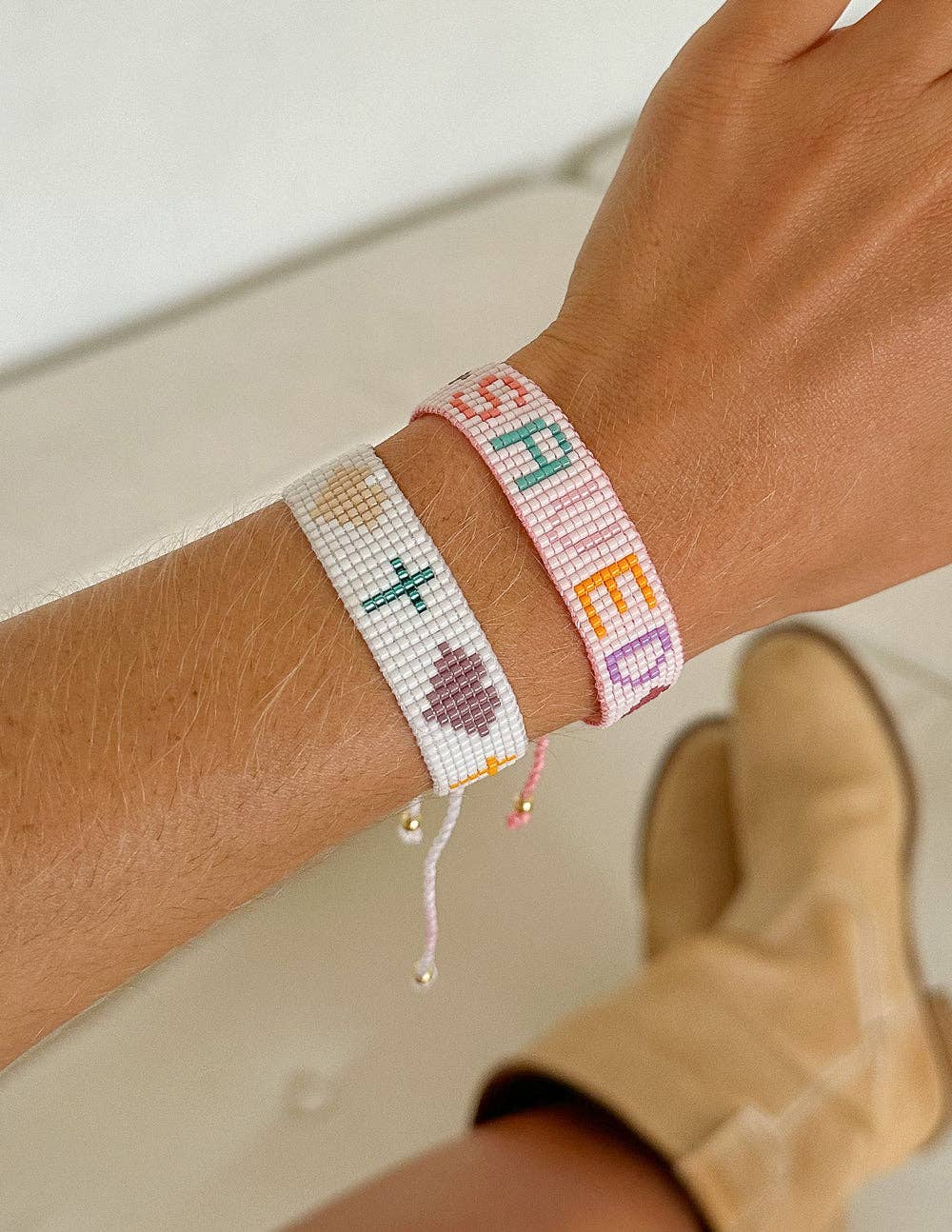 Elevated Faith – Engroshandel Perlearmbånd – Frelse Mikro Perle Snor Armbånd7