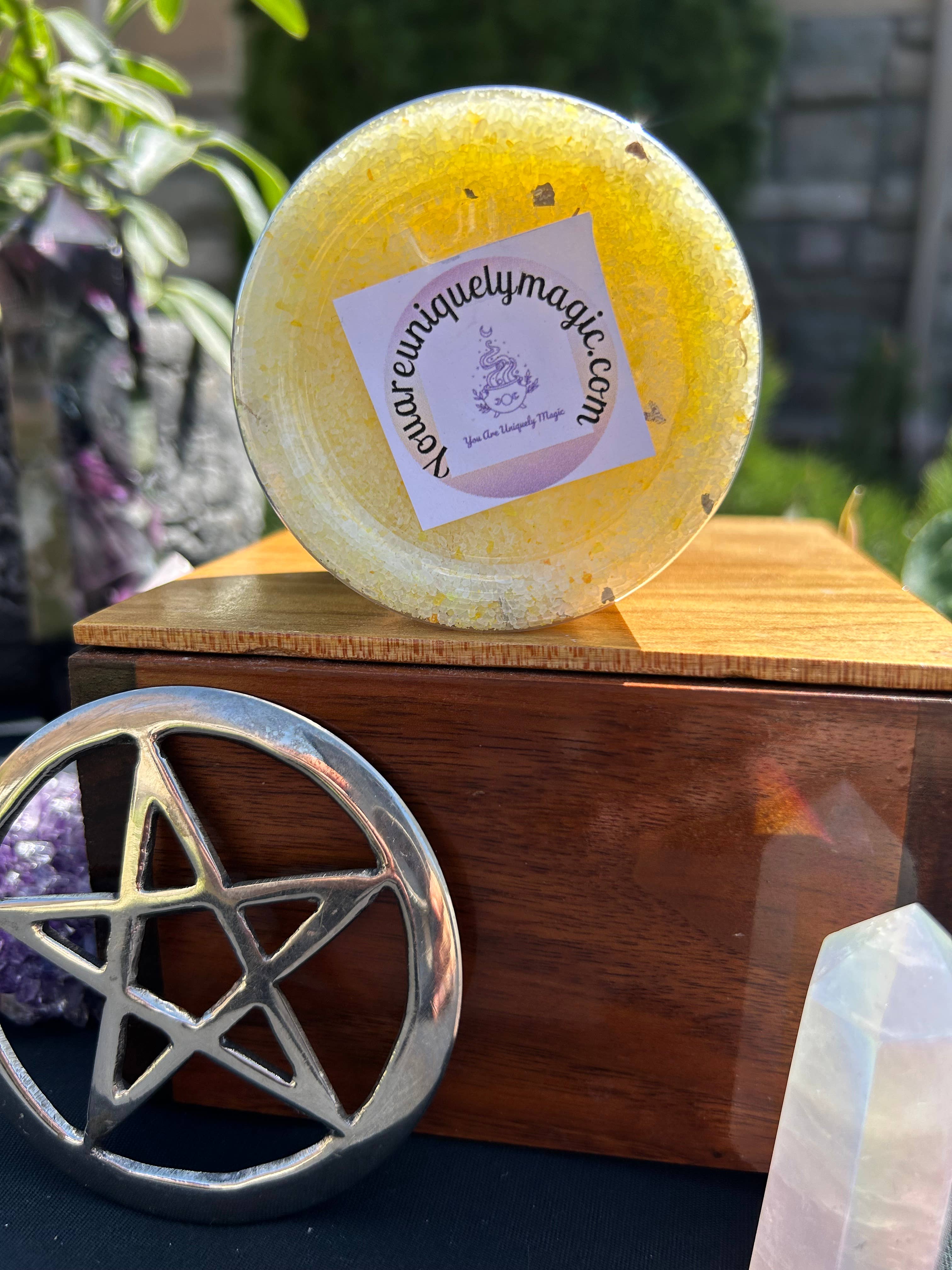 You Are Uniquely Magic - Vente Accessoire de méditation - Sel Yellow Witches 5 oz - Apportez joie, paix et bonheur à la maison2