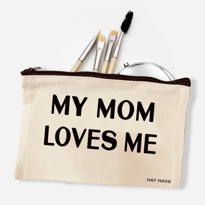 Kat Lærredspung til Makeup, Papirvarer og Mere | Mor Elsker for engroshandel hos Happy Campurr