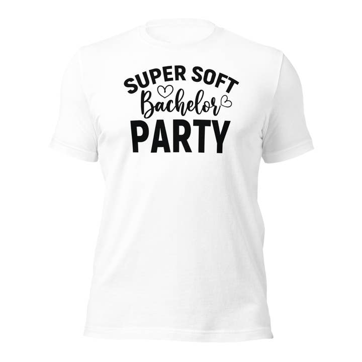 Super Soft Bachelor Party Unisex t-shirt for wholesale by Black and Gifted LLC