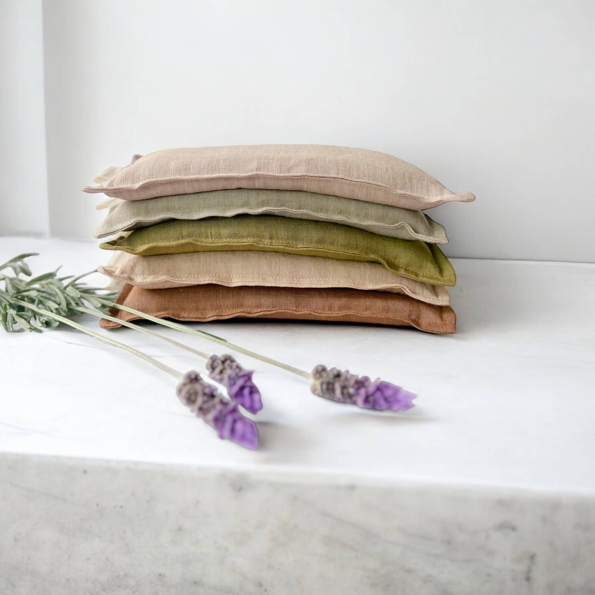 The Modern Pause - Wholesale Spa/Therapy Pillow - Eye Pillow - Stonewashed Organic Linen11