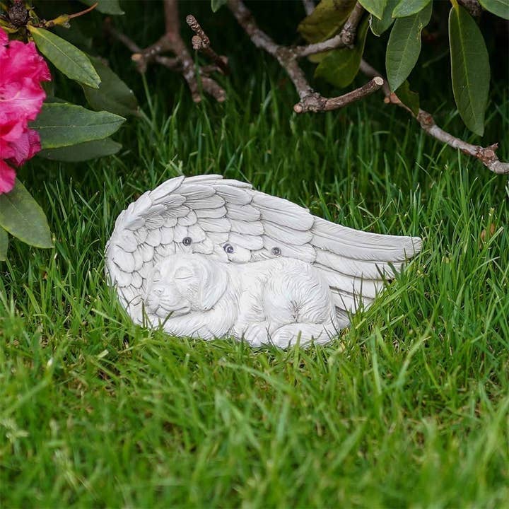 iHeartDogs.com - Wholesale Outdoor Ornament/Decor - iHeartDogs- Forever My Guardian Angel Pup Garden Solar Light -Faire