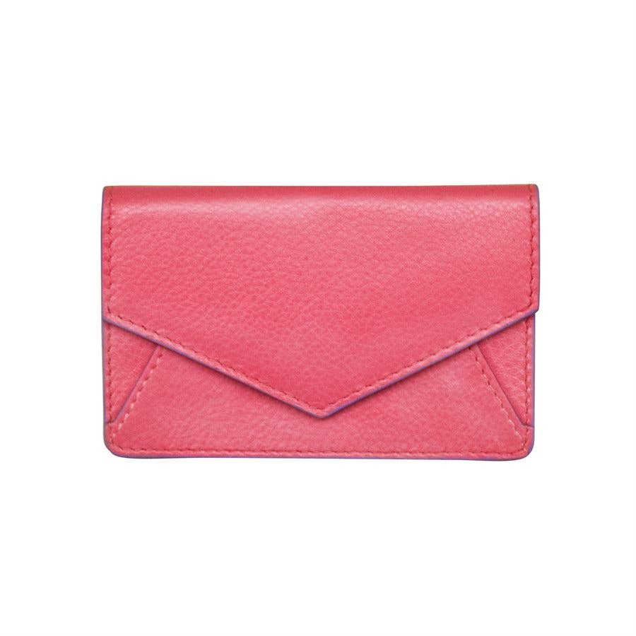 ili New York - Wholesale Card Holder - Women's - 7811 Leather Envelope Business Card Holder9