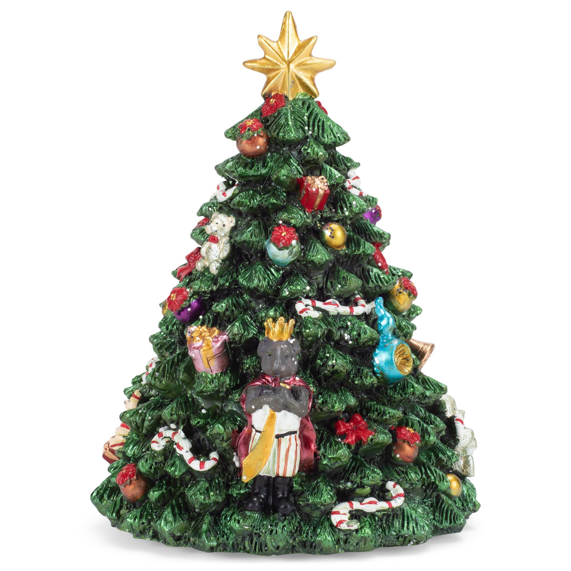 EAST AVENUE - Wholesale Decorative Tabletop Object - Ballet Christmas Tree Musical Decor2