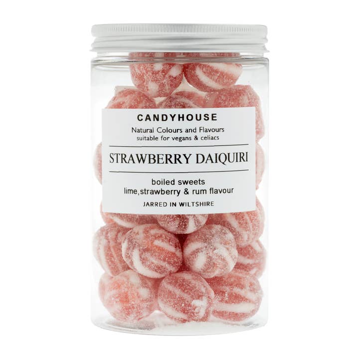 Candyhouse Ltd – wholesale Boiled sweets – Strawberry Daiquiri Hard Boiled Sweet in Tall Jar