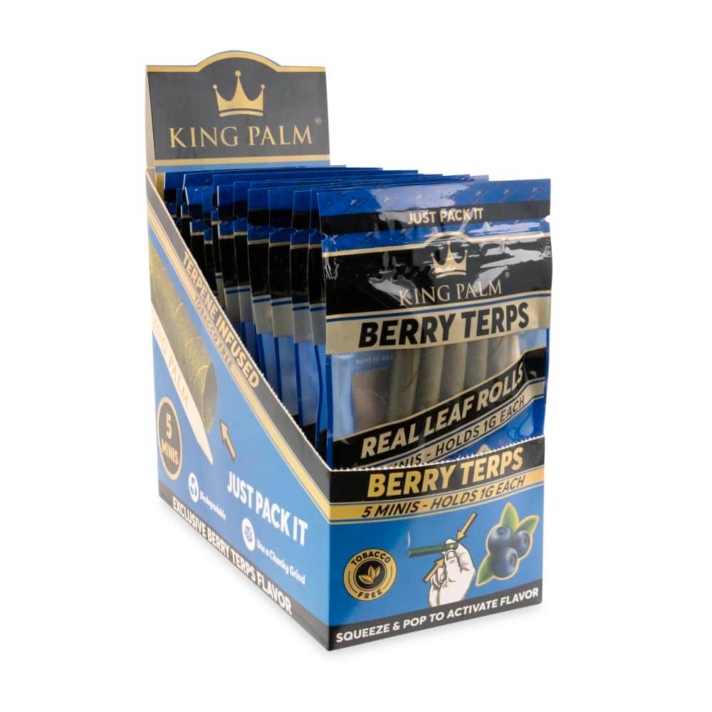 Cannatron - Wholesale Retailer Display - Paper & Novelty - King Palm 5pk Mini Flavored – 15ct Display17